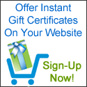 Printable Instant Gift Certificates No Up Front Cost - TheGiftCardCafe.com