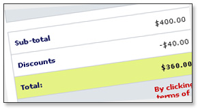 Offer Promotional & Holiday Discounts